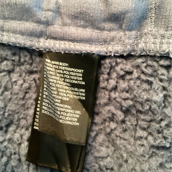 THE NORTH FACE SIZE XS BLUE GROVELAND SHERPA JACKET FLUFFY  FA21 - Picture 9 of 10